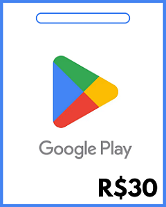 Gift Google Play - R$30