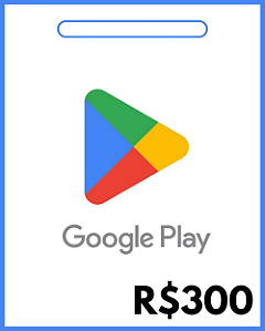 Gift Google Play - R$300
