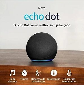 Echo Dot (5ª Geração) Charcoal (Preto)