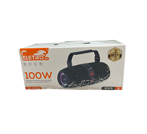 Caixa de Som Portátil 50W - Eletromex