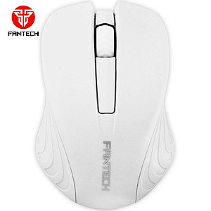 Mouse Sem Fio Fantech Alcance 10m 2.4ghz W189 Branco 1200DP (2643761)