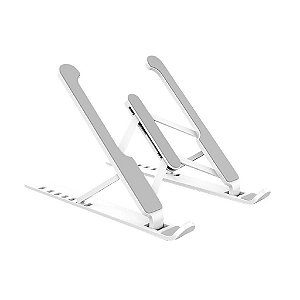 Suporte Notebook Netbook Ergonomico Dobravel Ajustavel 86 (BASENOTPLASTICBRANCO)