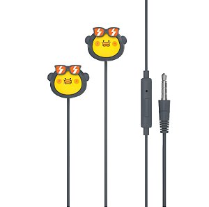Fone De Ouvido Infantil Com Fio E Case Animais Fofos Xtrad LC-882 (FONLC882)