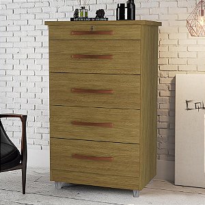 CÔMODA EMAS 5 GAV C/CHAVE