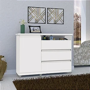 CÔMODA SKY 3 GAV C/SAPATEIRA