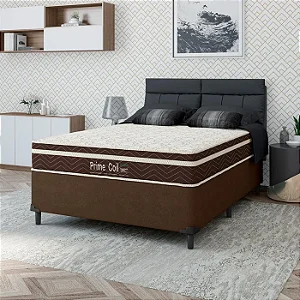 PRIME COLCHÃO 138X188X20 PRIME COIL VERTICOIL MARROM