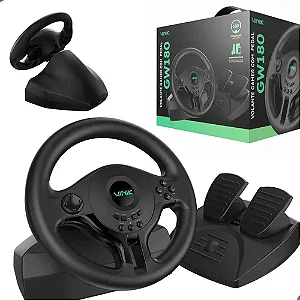 Volante Gamer Com Pedal Gw180 Vinik