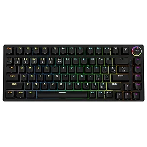 Teclado Mecanico 75% Pcyes Rasec - Gasket Mount - Gateron Blue - Led Rgb