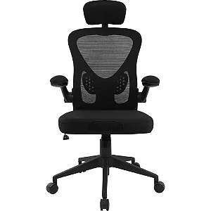 Cadeira Ergonômica Fortrek Ergo Base Escritório Mesh Preta