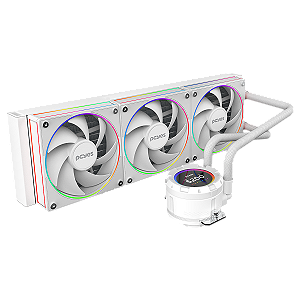 Water Cooler PCYes Vision White Ghost LCD 2,1" - 240mm / 360mm - Intel e AMD