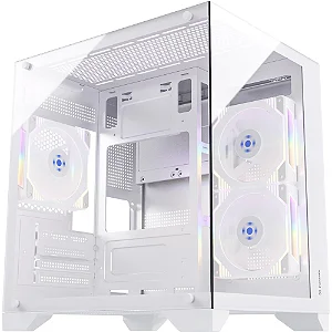 Gabinete Gamer Fortrek Clarity Micro ATX Vidro Temperado USB 3.0