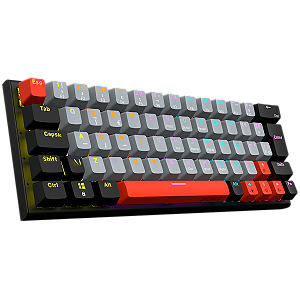 Teclado Mecânico PCYes Kuromori 60% ABNT2 - Black Vulcan - Switch Red ou Blue