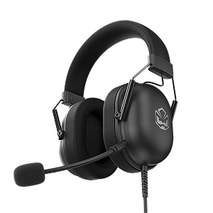 Headset Gamer Pcyes Kamar Black Vulcan, Usb, Driver 50Mm, Microfone Destacável