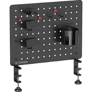 Pegboard Gamer Painel Organizador Fortrek Grid Space 42x48 Preto