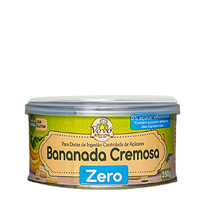 Bananada Cremosa Zero Açúcar 350g