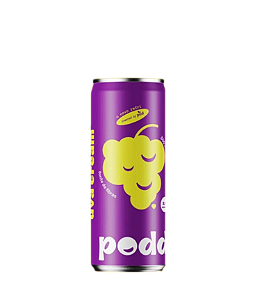 Refrigerante Poddi Uva Cream 100% Natural Sem Açúcar 310ml