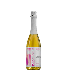 Espumante de Kombucha Pod Uva Branca 750ml