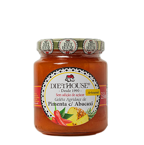 Geleia Artesanal de Pimenta com Abacaxi Zero Açúcar 250g