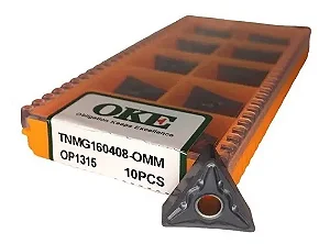 Insertos TNMG160408-omm op1315 oke para torno