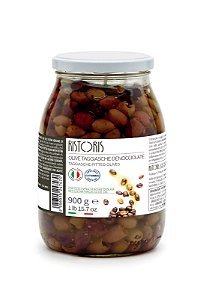 AZEITONAS TAGGIASCHE SEM CAROÇO EM OLEO - 900G