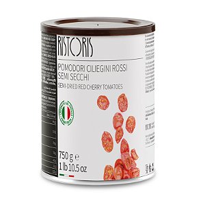 TOMATES CEREJA VERMELHOS SEMI-SECOS EM OLEO - 750 G