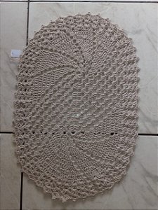 Tapete de crochê / Bege