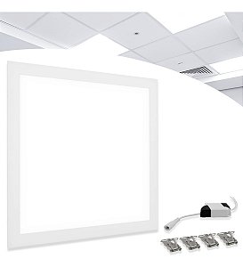 LUMINARIA LED EMBUTIR QUADRADA 36W 40X40 6500K REF LLEQ636IF