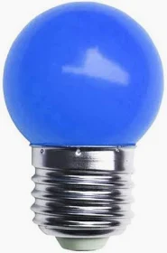 LAMPADA LED BOLINHA 3W 127V AZUL REF 1231-GALAXY