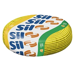 Cabo Flexivel 1,5mm Amarelo 750v Rolo 100 Metros - Sil