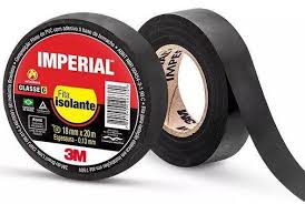 FITA ISOLANTE 18MMX20M PRETO-IMPERIAL