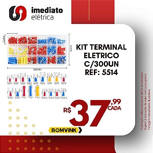 KIT TERMINAL ELETRICO C/300UN-BOMVINK 5514