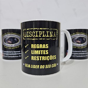Caneca Plástico Disciplina
