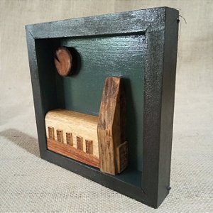 Quadrinho para Decoração (igrejinha ao luar)