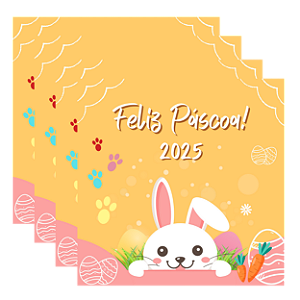 30 Adesivos De Páscoa 9 Cm Para Sacolinha Surpresa