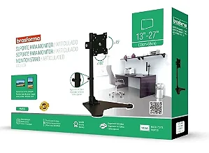Suporte de mesa para monitor brasforma BM810