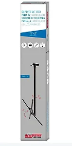 Suporte de teto para TV LED, LCD, Plasma, 3D e Smart TV de 10" a 55" - Brasforma