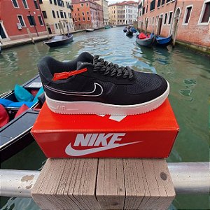 Nike Air Force Preto Bordado