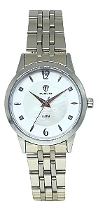Relogio Feminino Tuguir Analogico 2136 Prata Original Certificado com Garantia a Prova D´agua, Caixa Personalizada