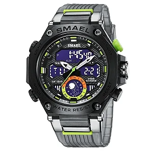 Relógio Masculino Smael AnaDigi 8069 Preto Original