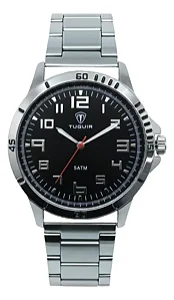 Relógio Masculino Tuguir Analógico TG222-2C Prata e Preto