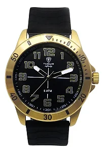 Relógio Masculino de Aço Tuguir Analógico Infinity 9169H Dourado e Preto