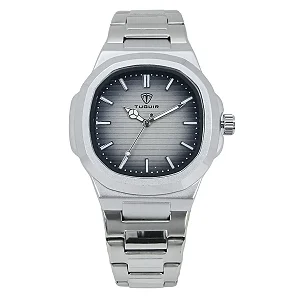 Relógio Unissex Tuguir Analógico 9218 Prata e Cinza Ref: MASP-TG30522
