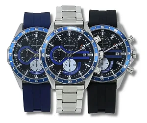 Relógio Masculino Roaris Prata Analógico Cronógrafo Rr00007 Original