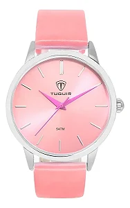 Relógio Feminino Tuguir Analógico Tg106 Rosa E Prata original