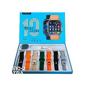 Smartwatch WS10-2 ULTRA com Kit de 7 pulseiras