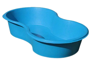 PISCINA FORTLEV FEIJÃO 1000 LITROS AZUL