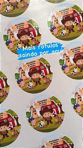 100 Rotulos adesivos 3x3