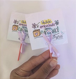 Pirulito personalizado