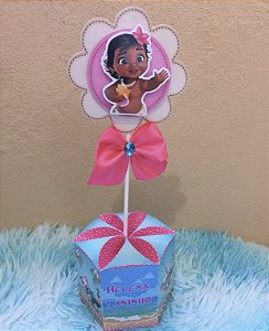 Centro de mesa sextavada