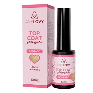 Top Coat Dourado Anylovy 9gr